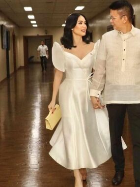 Custom Civil Wedding Gown/ Filipiniana Style